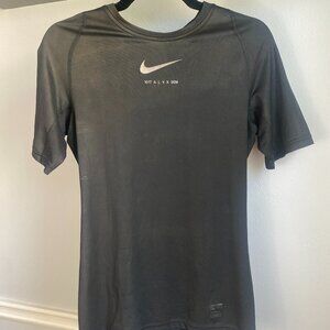 Nike 1017 ALYX 9SM Pro Compression Short Sleeve Shirt Black